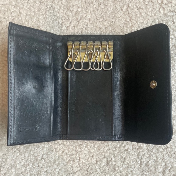 Coach Bags Vintage Leather Coach Key Holder Poshmark